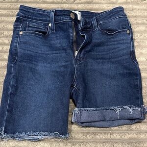 PAIGE Indigo Denim Shorts